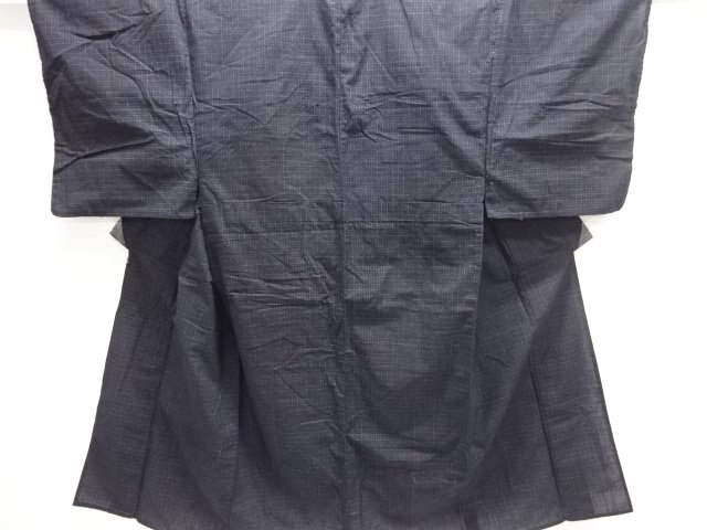 JAPANESE KIMONO / ANTIQUE HITOE MENS KIMONO / COTTON / KURUME KASURI